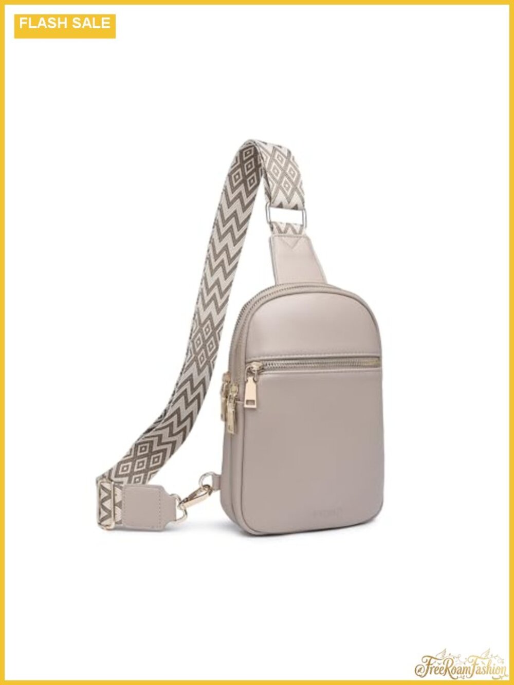 RFID Anti Theft Small Sling Bag Vegan Faux Leather Crossbody